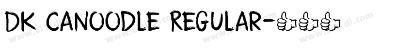 DK Canoodle Regular字体转换